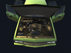 real car 4 Modèle 3D