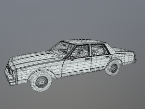 real car 4 Modèle 3D