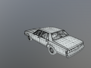 real car 4 Modèle 3D