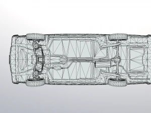 справжня машина 4 3D Модель