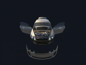 справжня машина 5 3D Модель