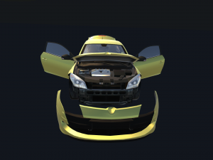 real car 6 3D Model
