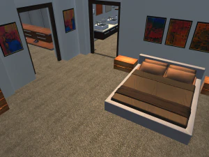 реалістична сучасна квартира 3D Модель