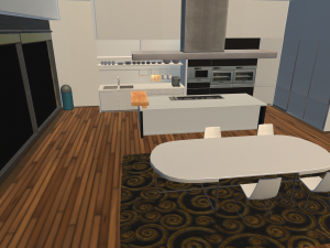 realistic modern apartment Modèle 3D