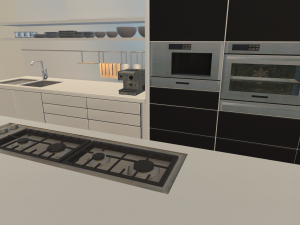 realistic modern apartment Modèle 3D