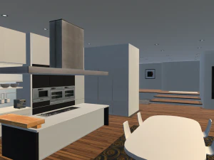 реалістична сучасна квартира 3D Модель