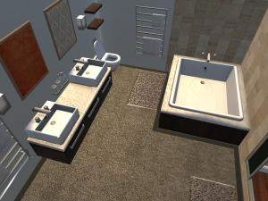 realistic modern apartment Modèle 3D