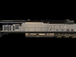 freight train Modelo 3D