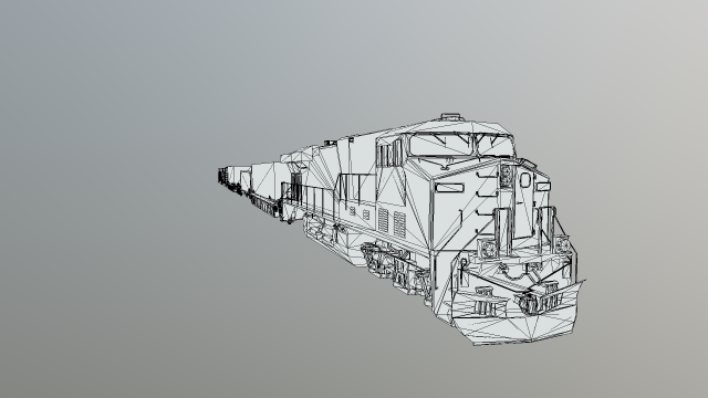 freight train Free 3D Model in Train 3DExport
