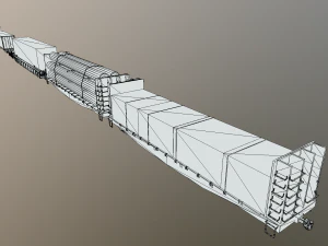 freight train 3D Model