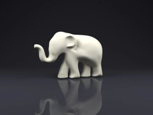 brooch elephant 3D Print Model