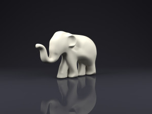 brooch elephant Modelo de Impressão 3D