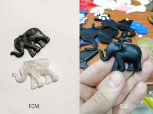 brooch elephant Modelo de Impressão 3D