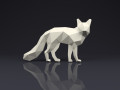 brooch fox low poly 3D Print Models