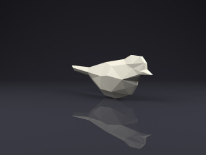 brooch bird low poly 3D Принт Модель