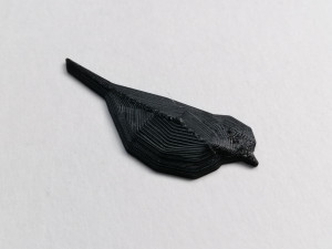 brooch bird low poly 3D Принт Модель