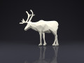 brooch elk low poly 3D Print Models