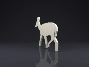 spilla do low poly Modello di stampa 3D