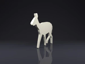 spilla do low poly Modello di stampa 3D