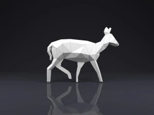 spilla do low poly Modello di stampa 3D