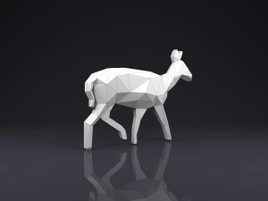 spilla do low poly Modello di stampa 3D