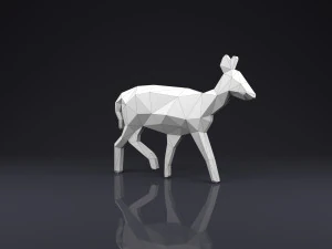 spilla do low poly Modello di stampa 3D