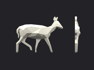 spilla do low poly Modello di stampa 3D