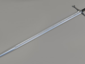 Sword Anduril - Lord of the Rings Model Cetak 3D