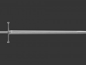 Sword Anduril - Lord of the Rings Model Cetak 3D