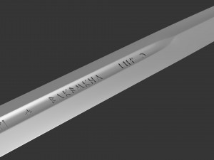 Sword Anduril - Lord of the Rings Model Cetak 3D