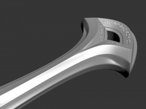 Sword Anduril - Lord of the Rings Model Cetak 3D
