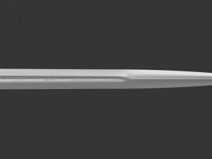 Sword Anduril - Lord of the Rings Model Cetak 3D