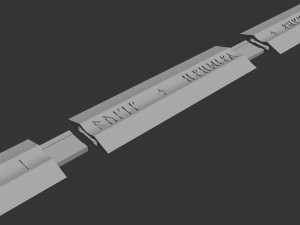 Sword Anduril - Lord of the Rings Model Cetak 3D