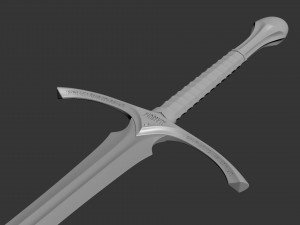 Sword Glamdring - The Hobbit 3D Принт Модель