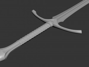 Sword Glamdring - The Hobbit 3D Принт Модель