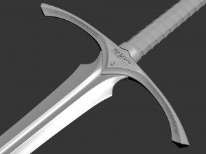 Sword Glamdring - The Hobbit 3D Принт Модель