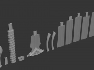 Sword Glamdring - The Hobbit 3D Принт Модель