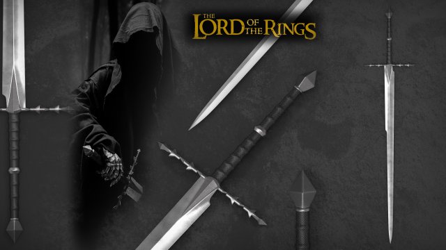 Sword Nazgul - Lord of the Rings Modelo de Impressão 3D .c4d .max .obj .3ds .fbx .stl .blend 