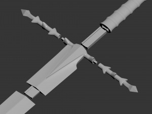 Sword Nazgul - Lord of the Rings Modelo de Impressão 3D
