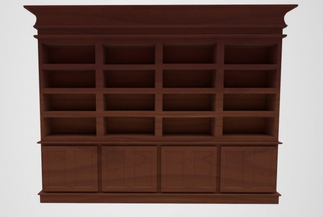 bookshelf Modelo 3D .c4d .max .obj .3ds .fbx .stl .blend 
