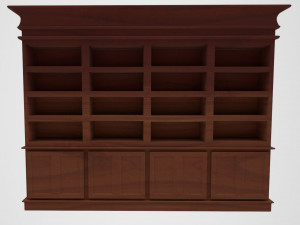 bookshelf 3D Model