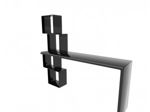 modern table-desk Modelo 3D
