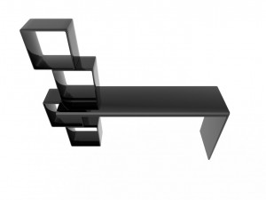 modern table-desk Modelo 3D