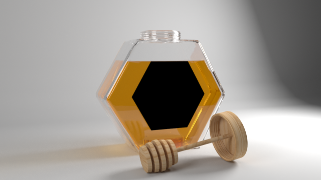 honey pot 3D Model .c4d .max .obj .3ds .fbx .stl .blend 