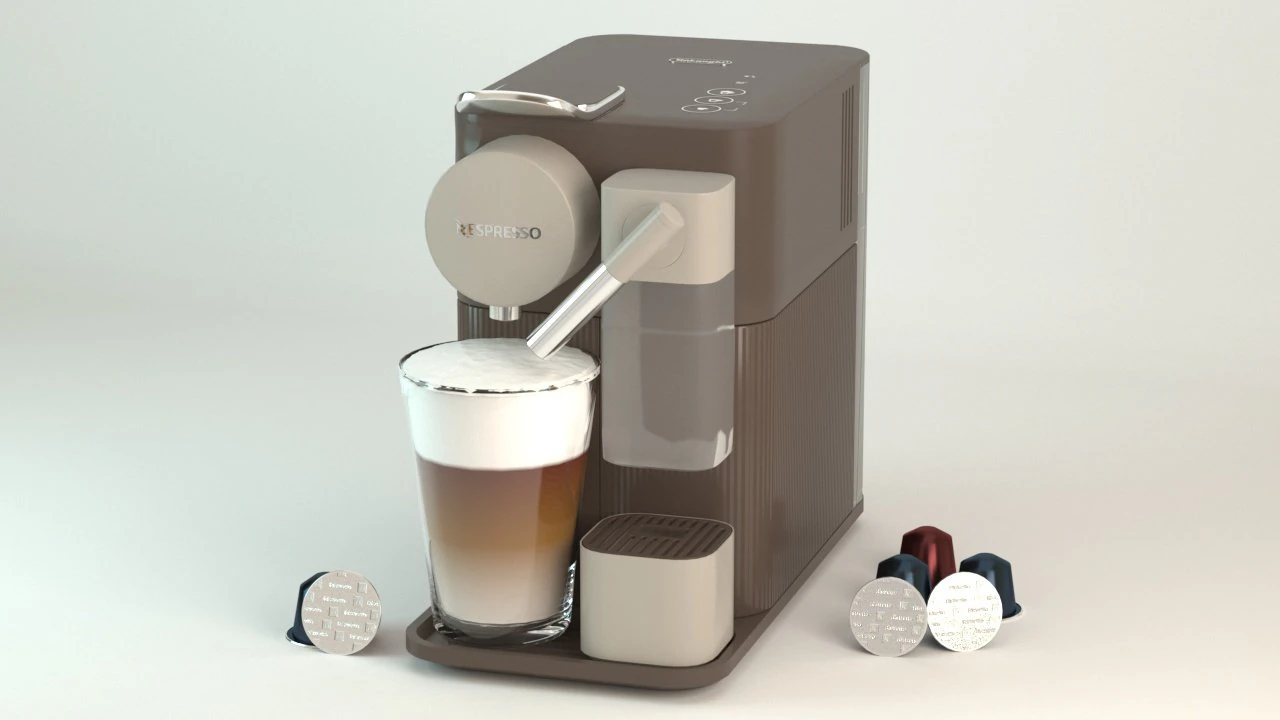 nespresso lattissima one 3D Model .c4d .max .obj .3ds .fbx .stl .blend