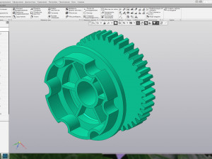 childrens car wheel drive gear 3D-printmodel
