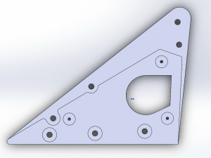 element of fastening of a rearview mirror of the car vaz 2106 3D-printmodel