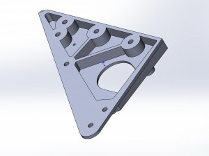 element of fastening of a rearview mirror of the car vaz 2106 Model do druku 3D