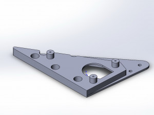 element of fastening of a rearview mirror of the car vaz 2106 Model do druku 3D