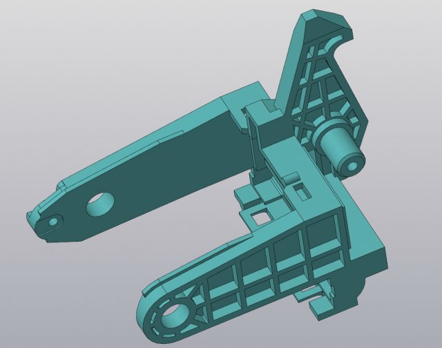 mercedes w168 a-class automatic transmission selector 3Dモデル .c4d .max .obj .3ds .fbx .stl .blend 